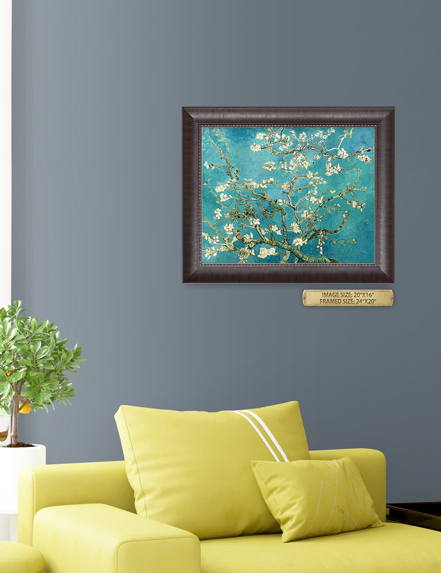 Blossoming Almond Tree by Vincent Van Gogh. - Image 17