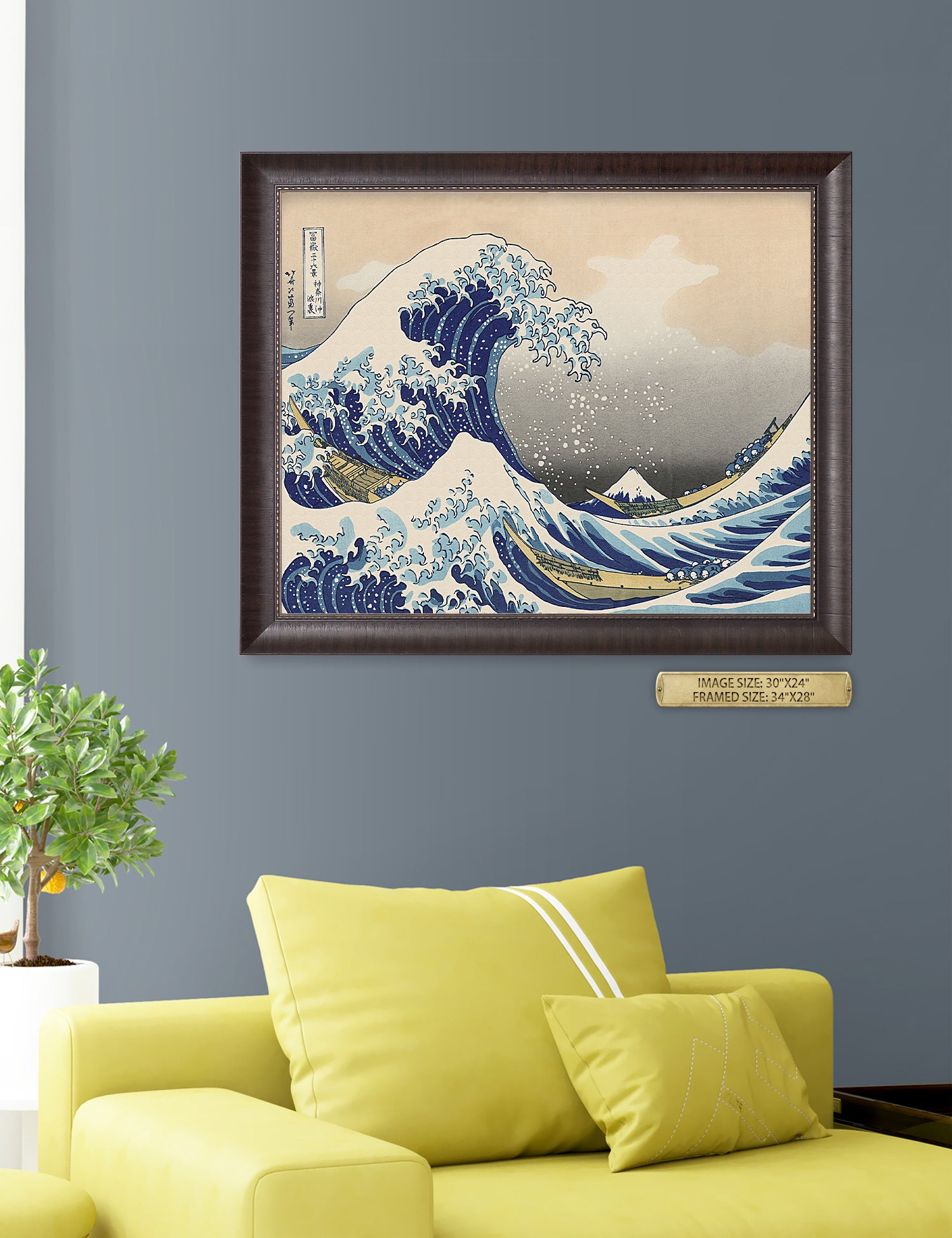 The Great Wave off Kanagawa(Triptych). - Image 147