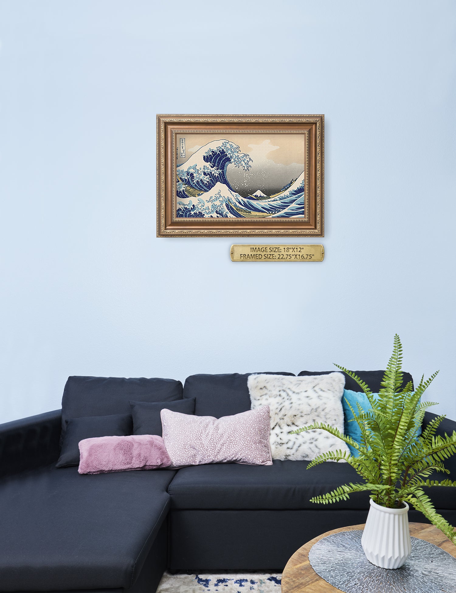 The Great Wave off Kanagawa(Triptych). - Image 24