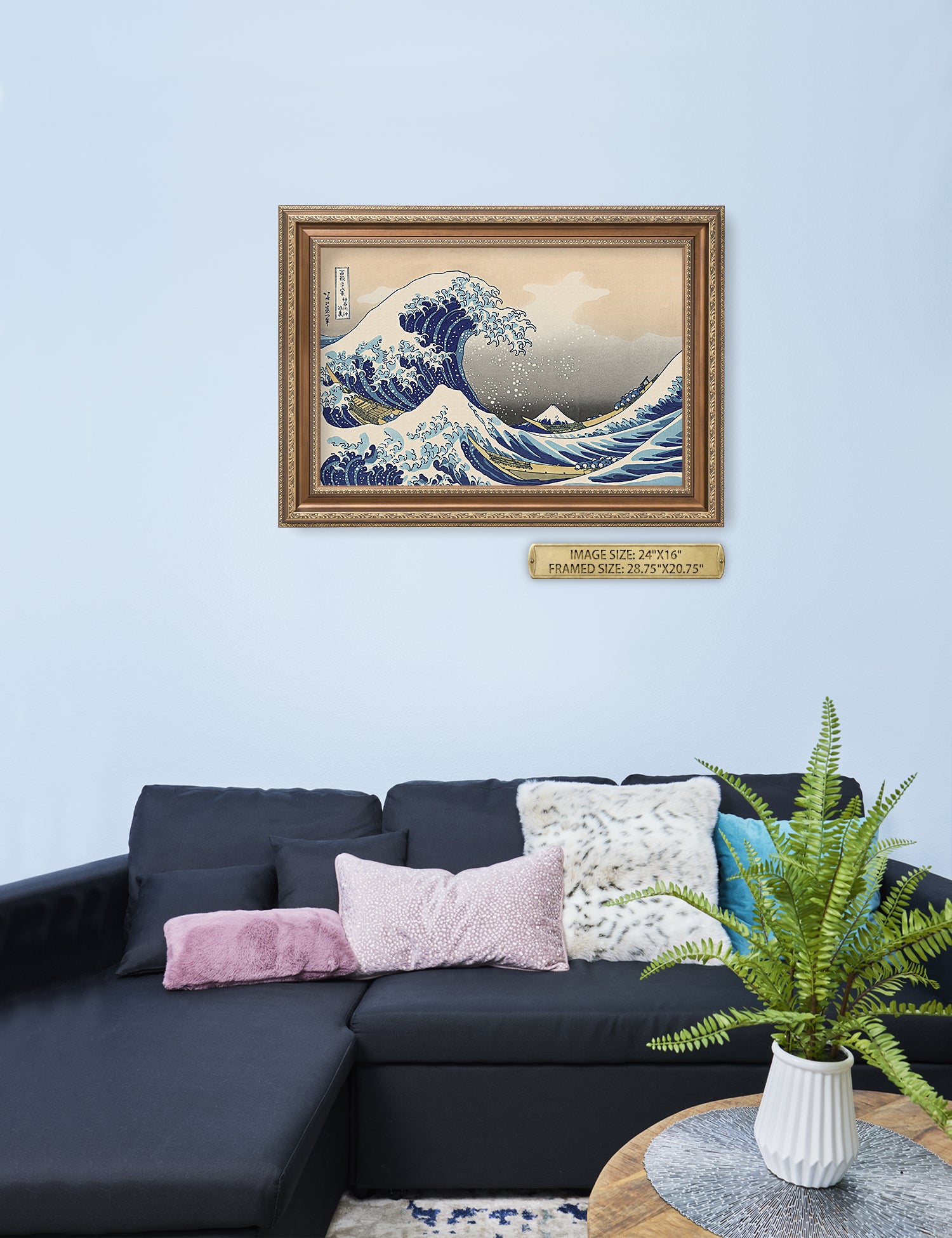 The Great Wave off Kanagawa(Triptych). - Image 66