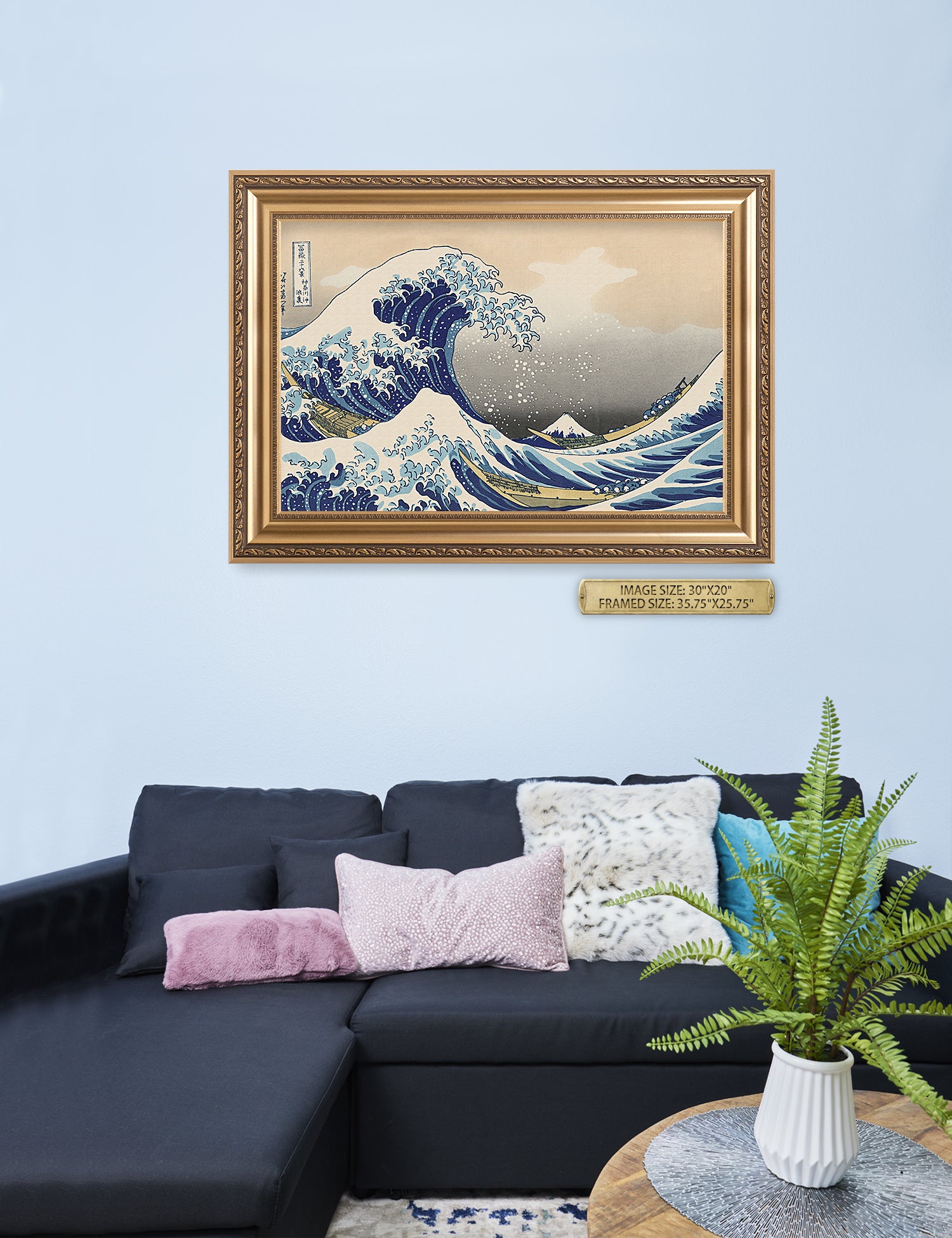 The Great Wave off Kanagawa(Triptych). - Image 112