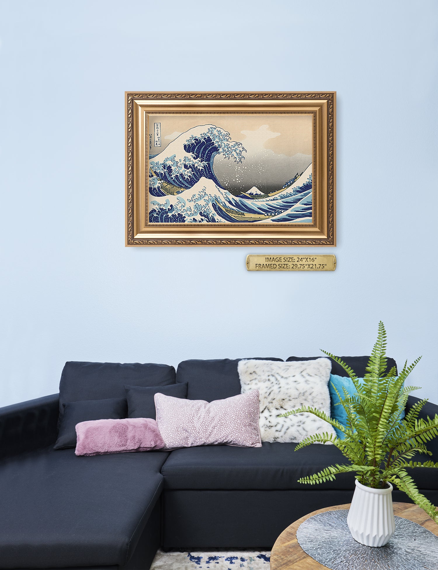 The Great Wave off Kanagawa(Triptych). - Image 70