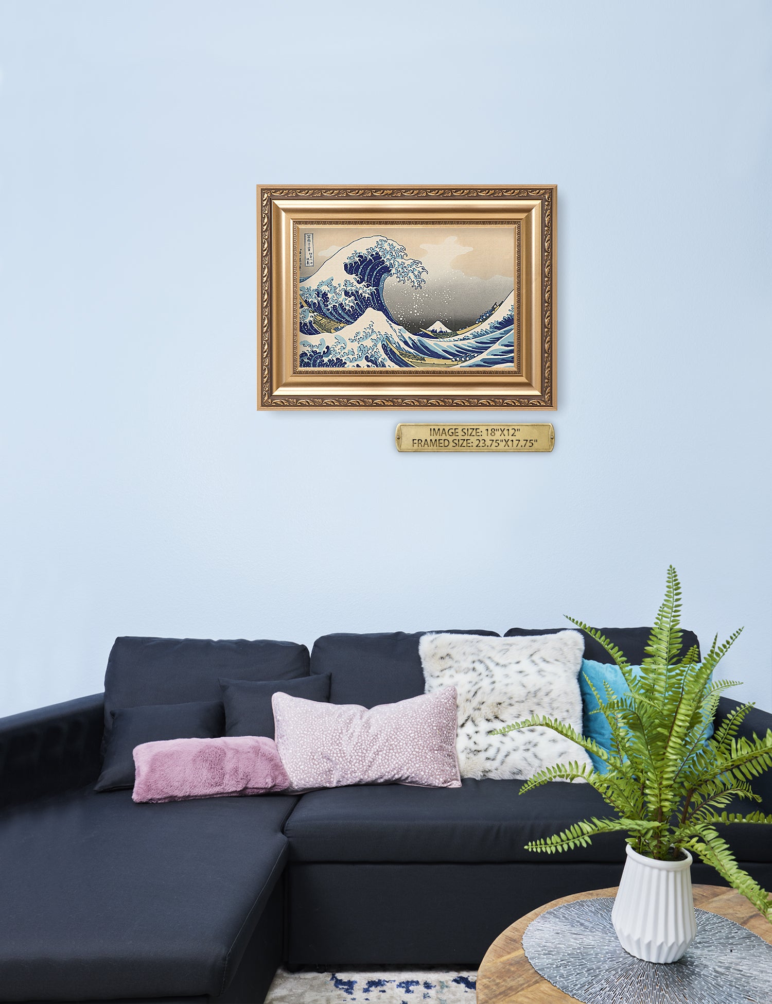 The Great Wave off Kanagawa(Triptych). - Image 28