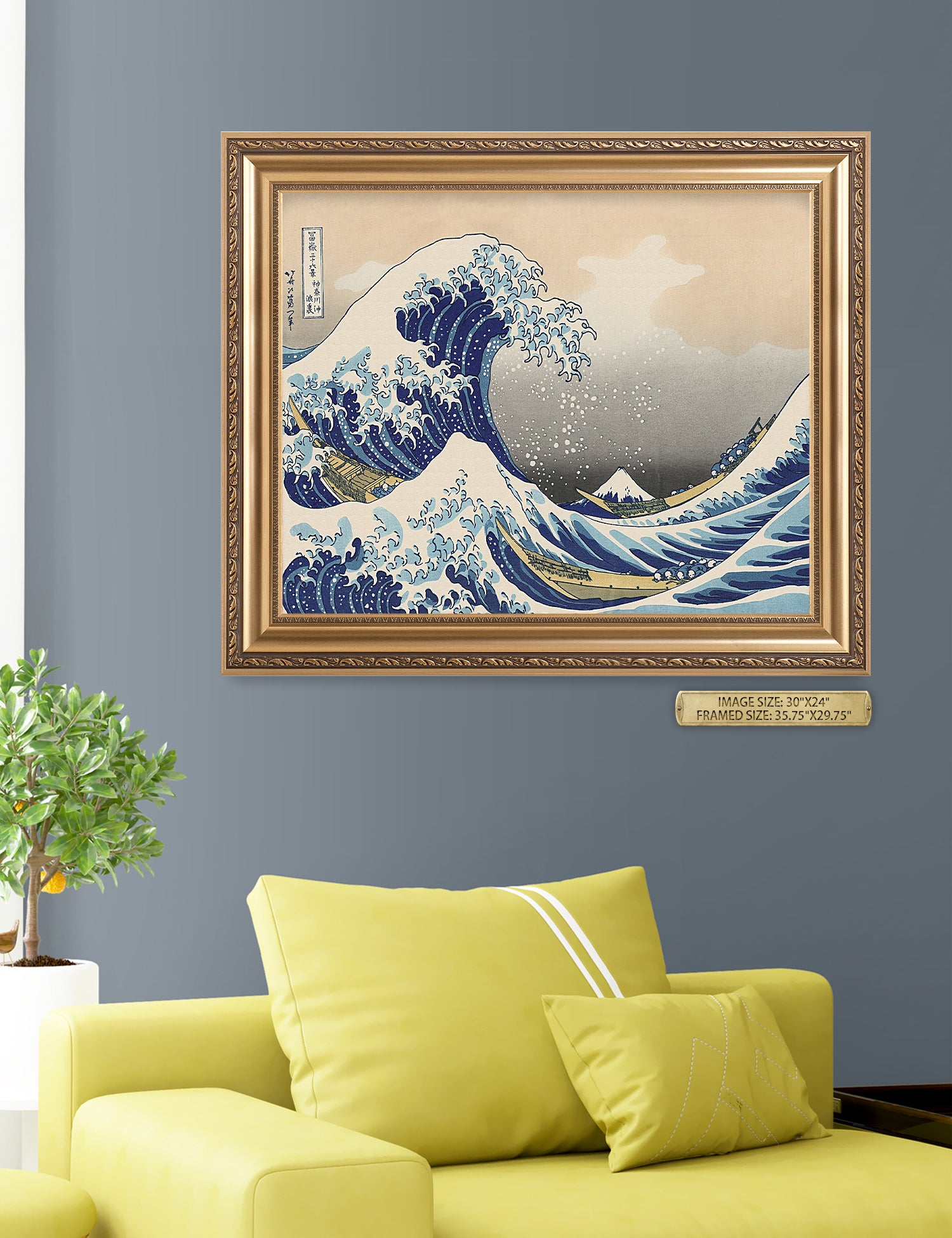 The Great Wave off Kanagawa(Triptych). - Image 155