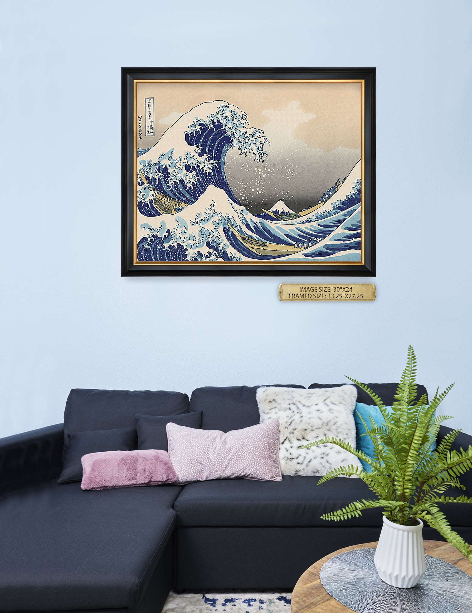 The Great Wave off Kanagawa(Triptych). - Image 162