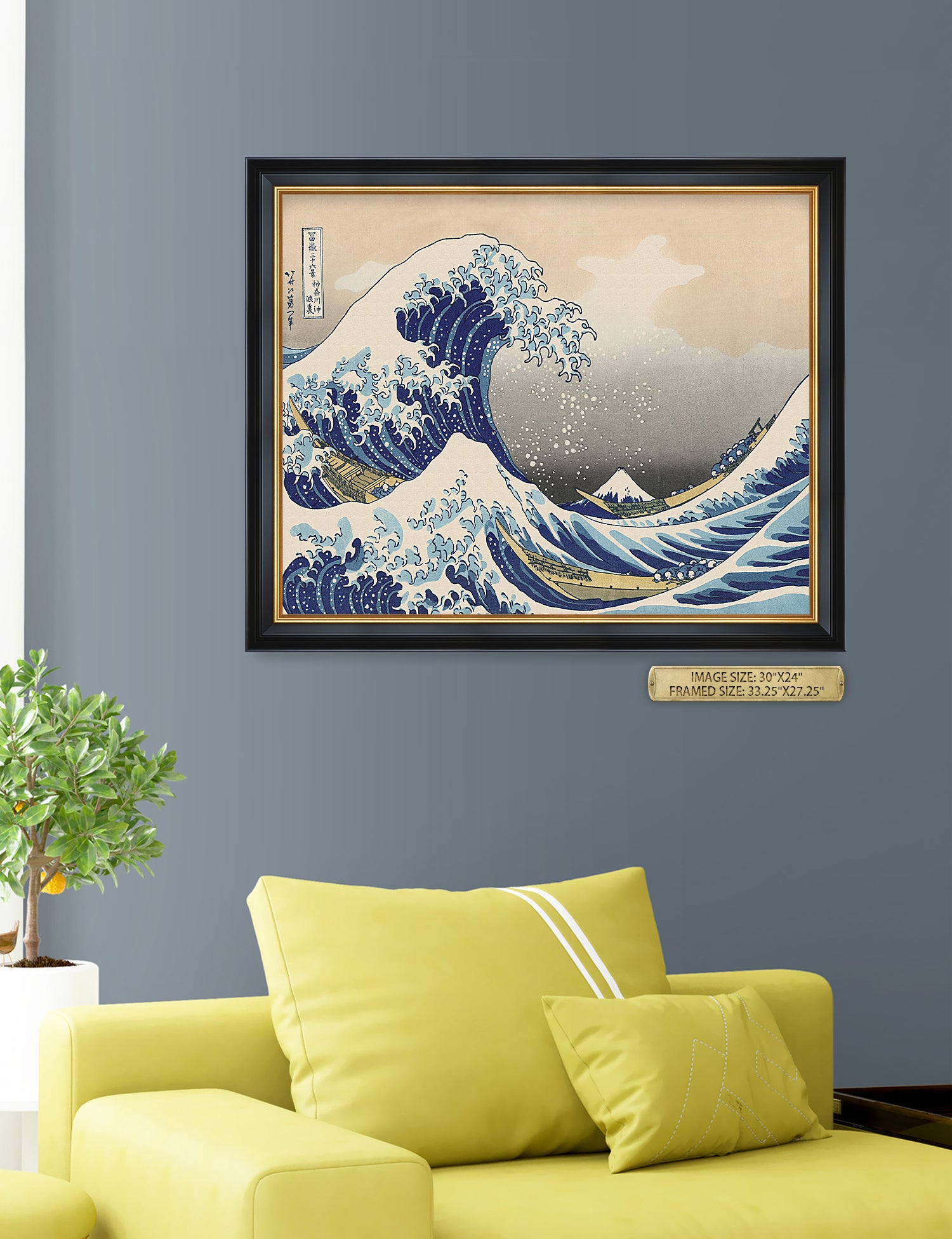 The Great Wave off Kanagawa(Triptych). - Image 163