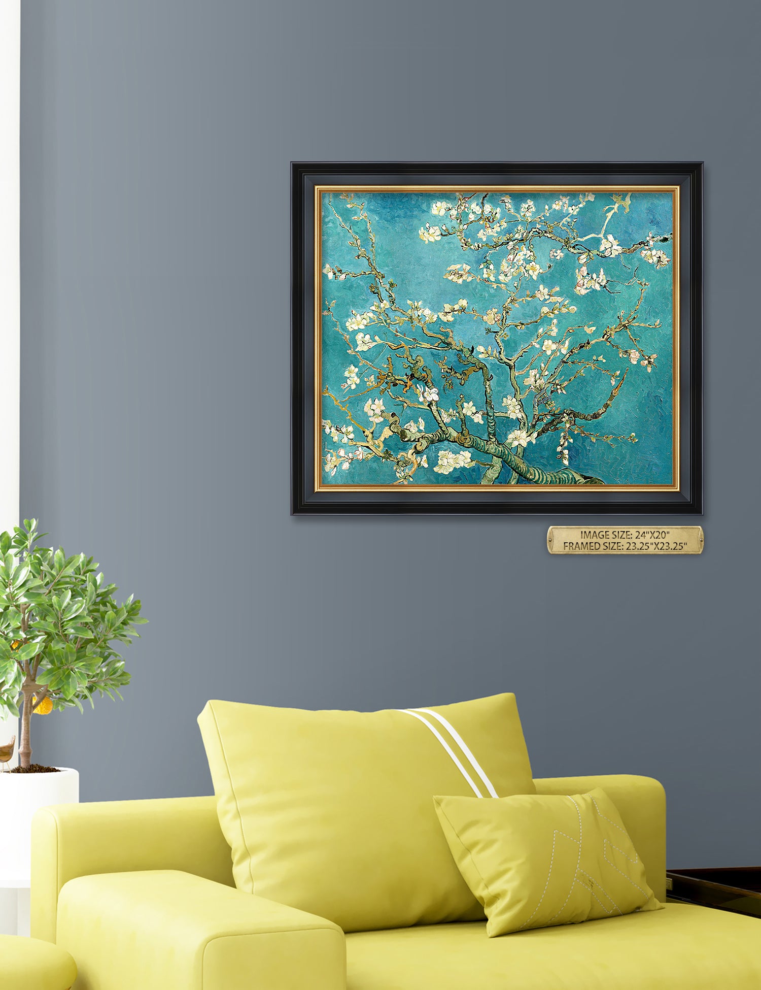 Blossoming Almond Tree by Vincent Van Gogh. - Image 75