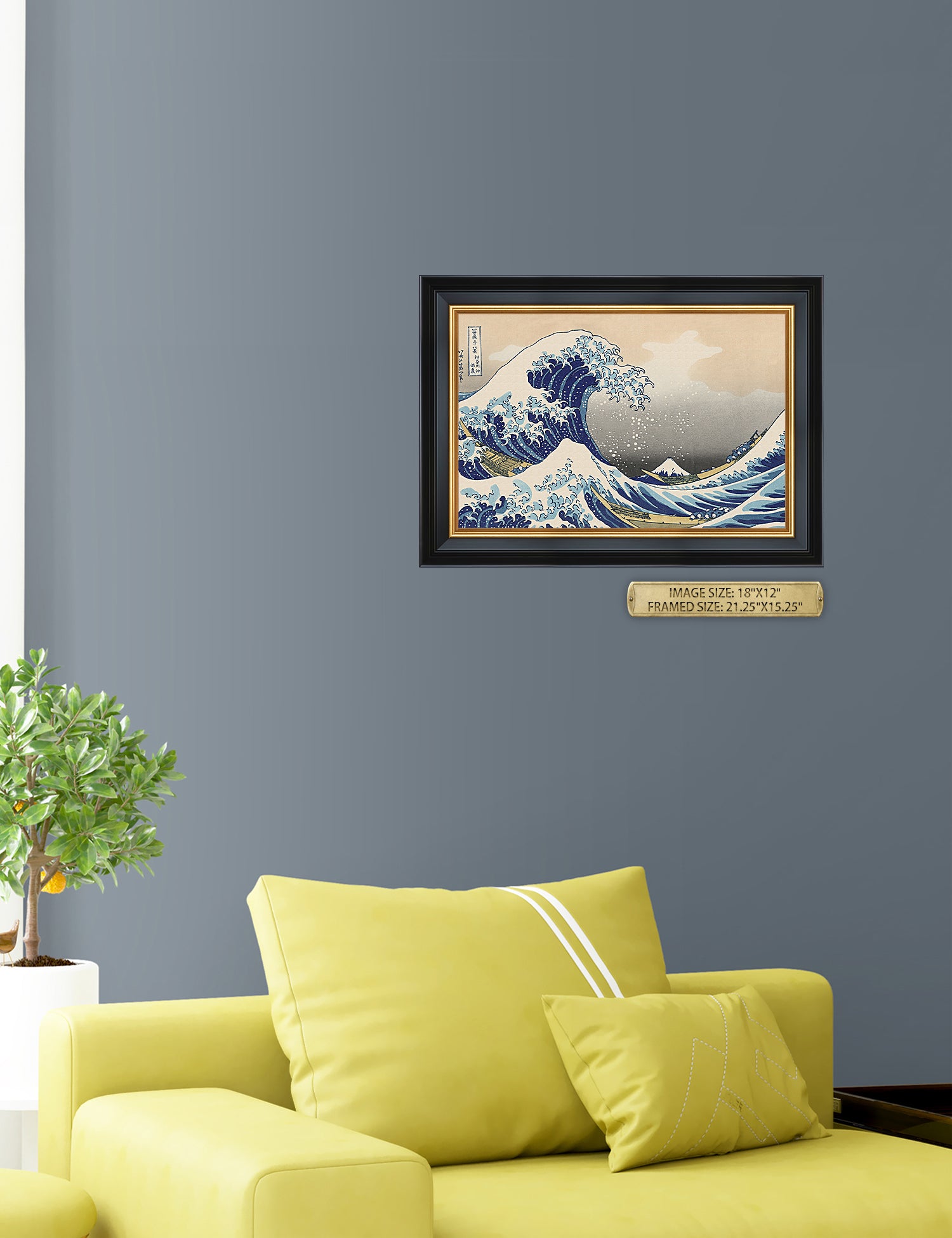The Great Wave off Kanagawa(Triptych). - Image 37