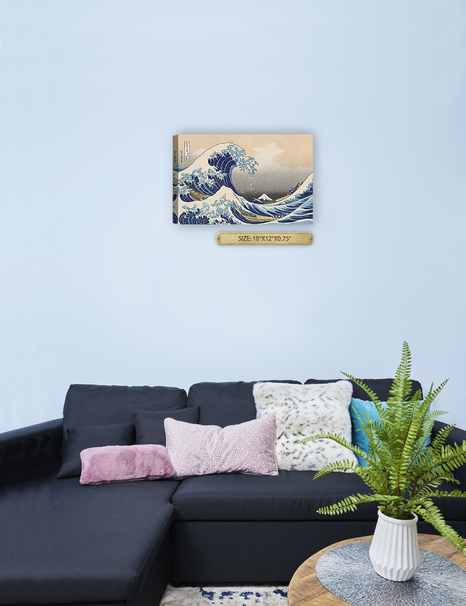 The Great Wave off Kanagawa(Triptych). - Image 8