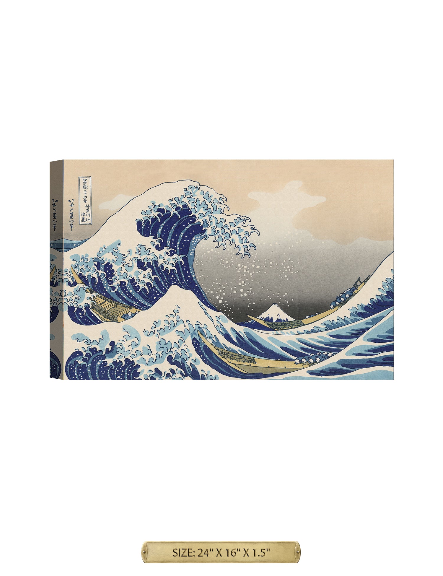 The Great Wave off Kanagawa(Triptych). - Image 44