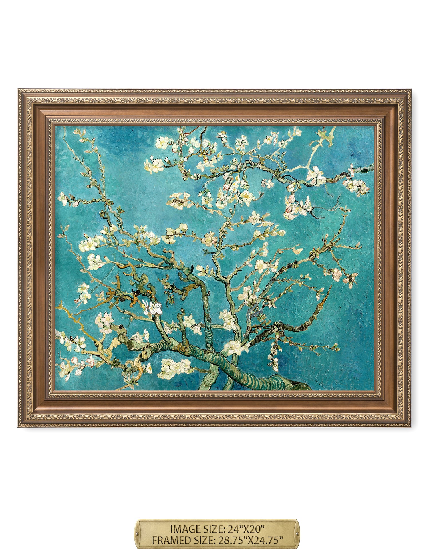 Blossoming Almond Tree by Vincent Van Gogh. - Image 61