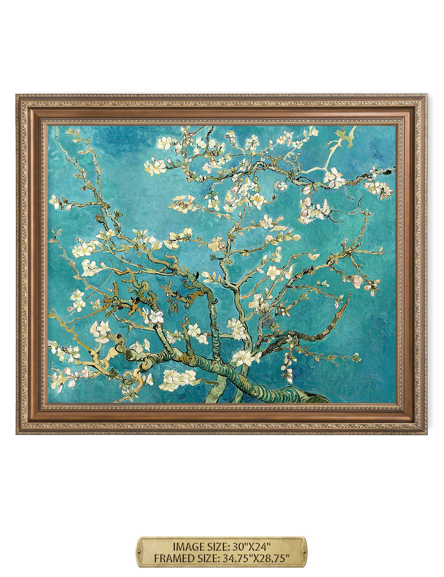 Blossoming Almond Tree by Vincent Van Gogh. - Image 103
