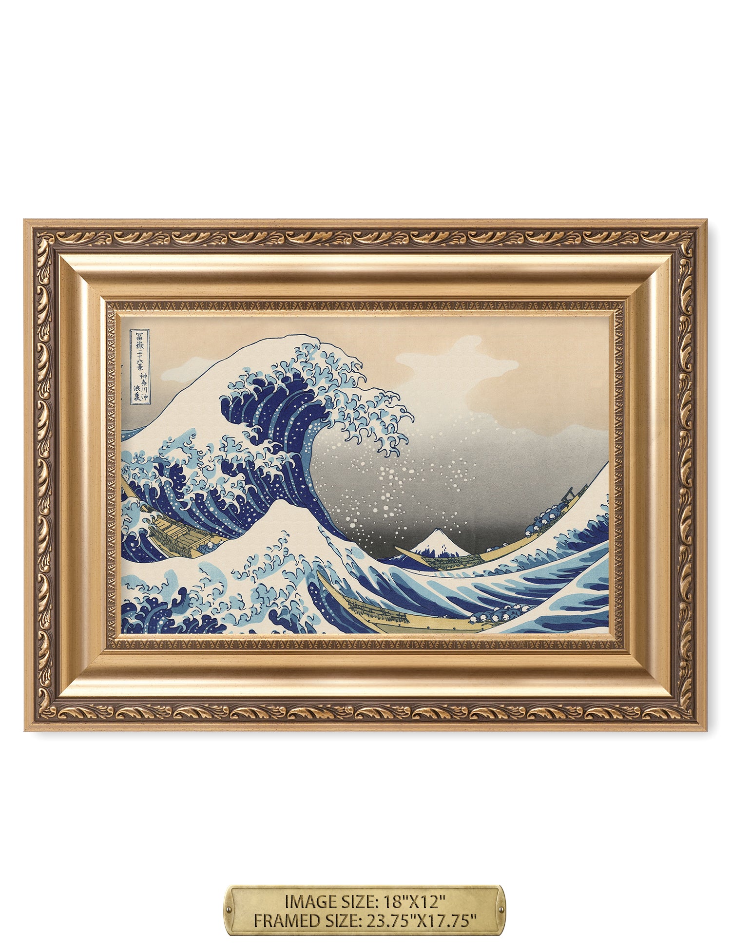 The Great Wave off Kanagawa(Triptych). - Image 27
