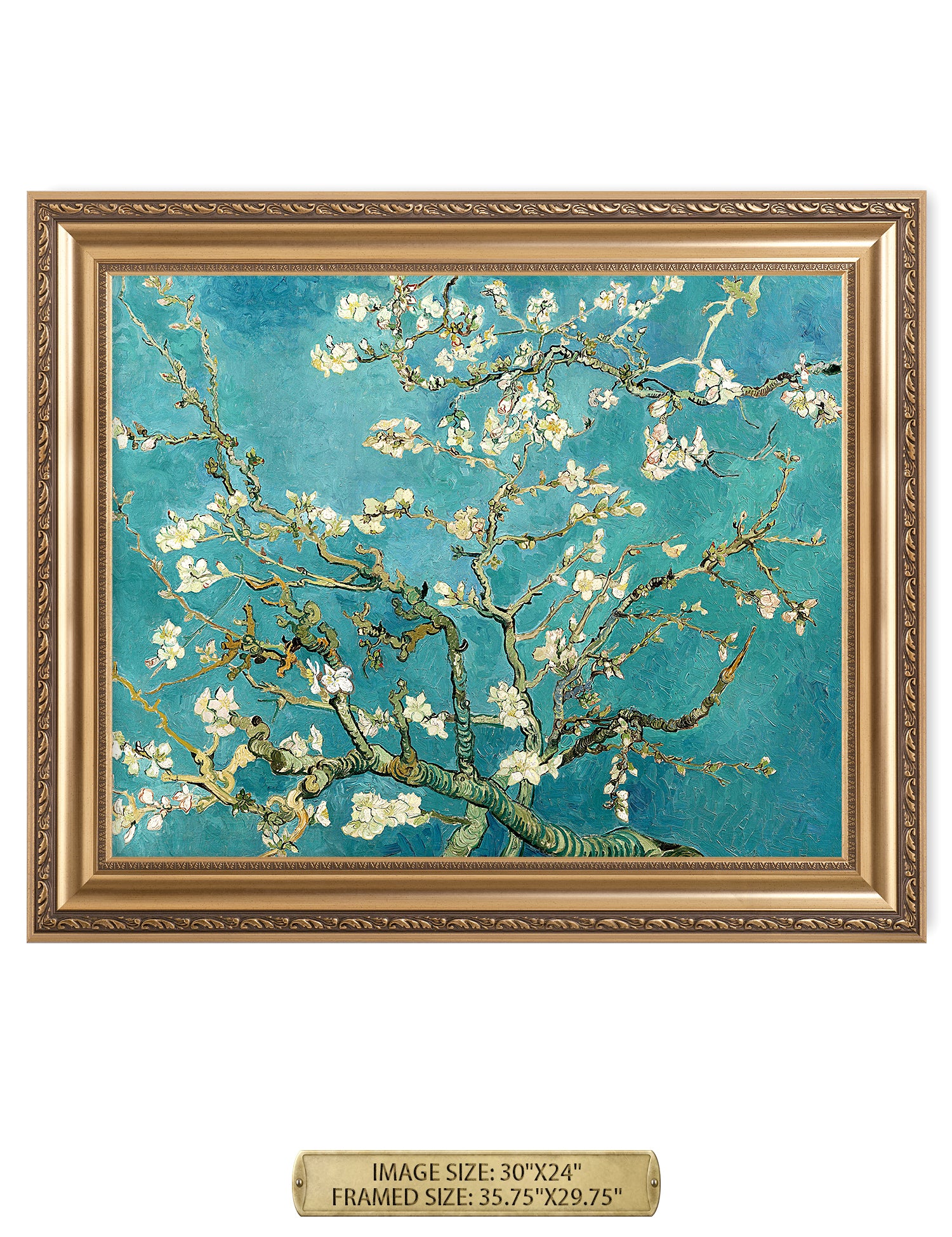 Blossoming Almond Tree by Vincent Van Gogh. - Image 107