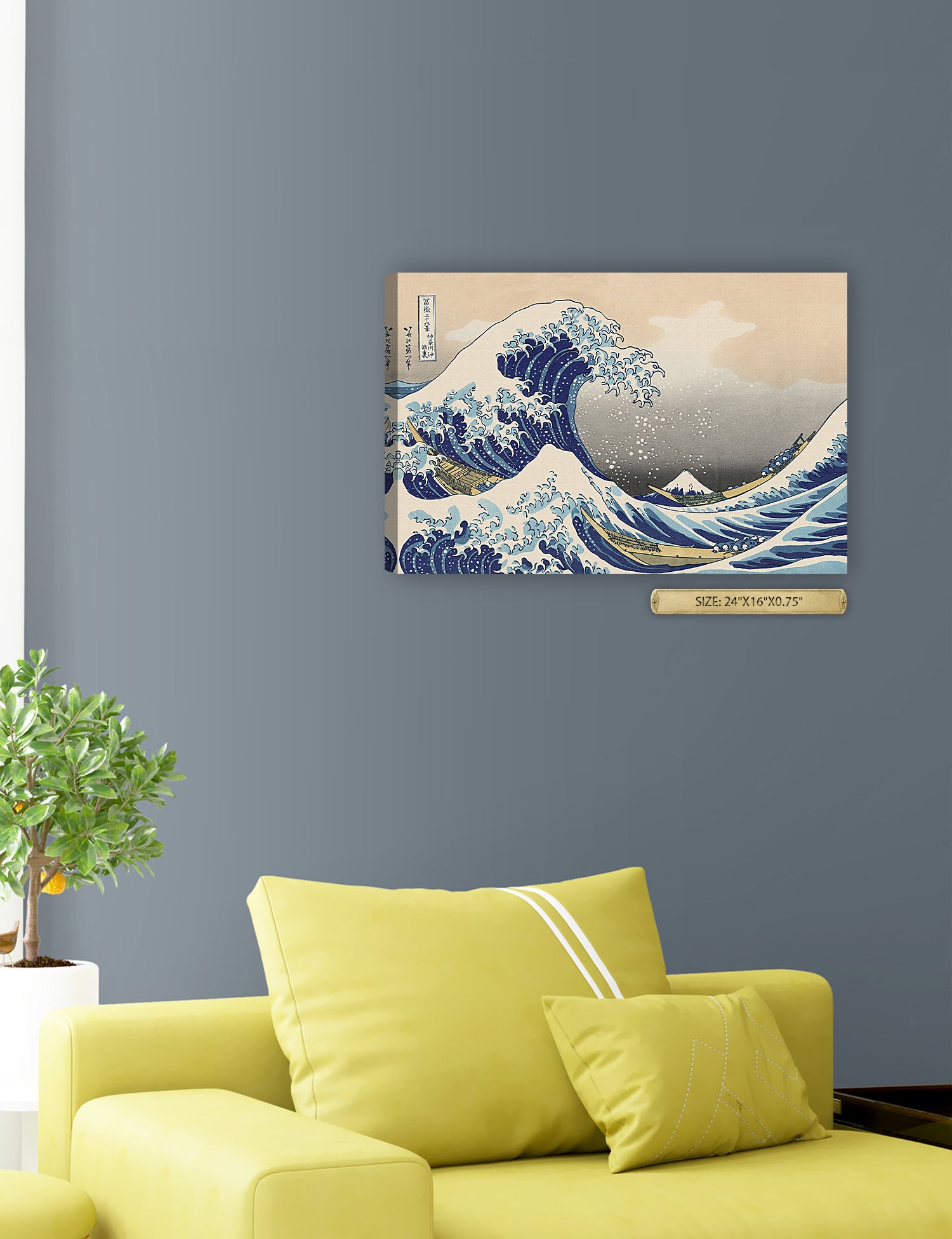 The Great Wave off Kanagawa(Triptych). - Image 51