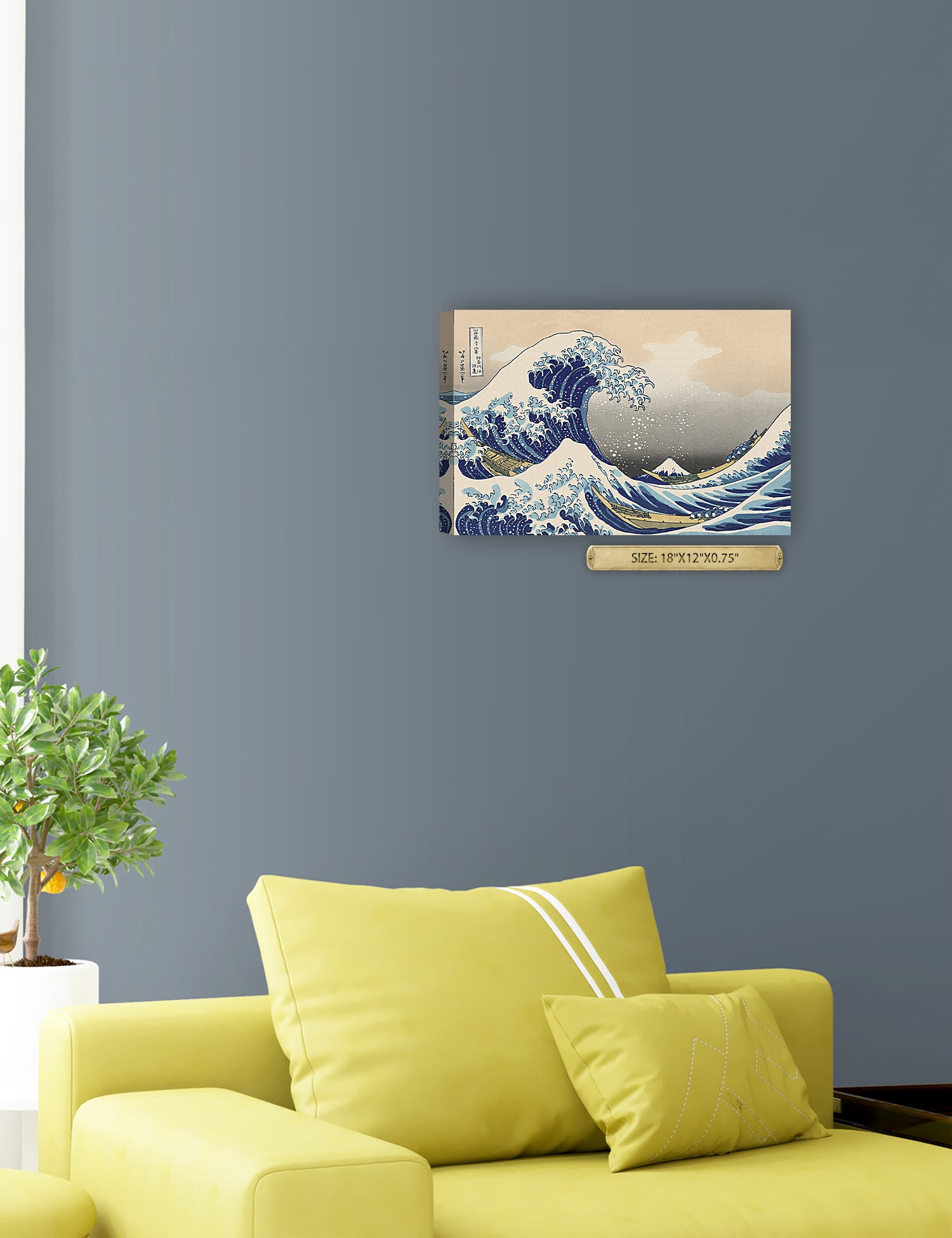 The Great Wave off Kanagawa(Triptych). - Image 9