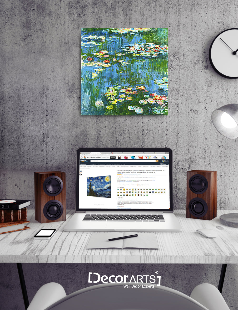 Water Lily Pond 1914. Claude Monet Art Reproduction. - Image 2