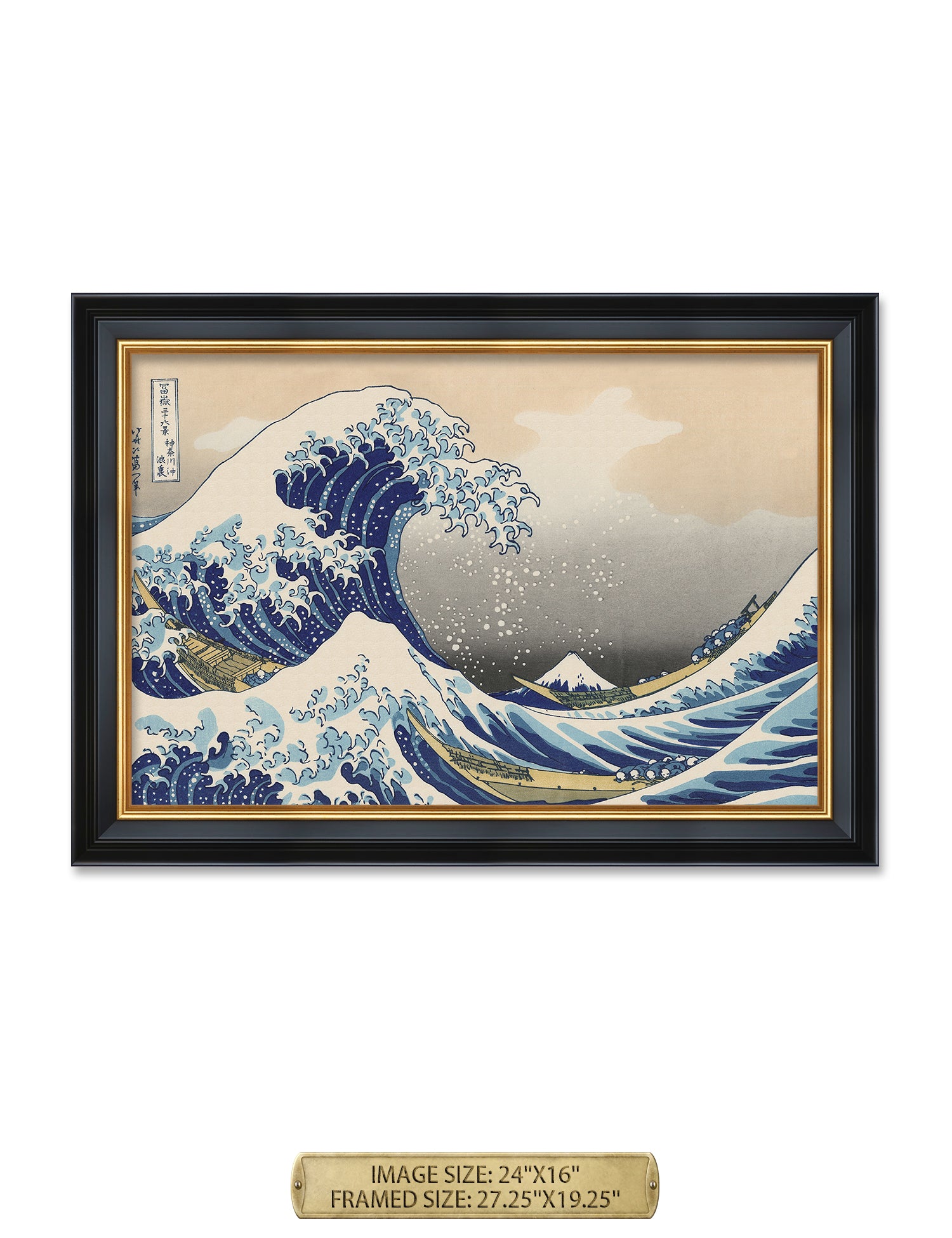 The Great Wave off Kanagawa(Triptych). - Image 77