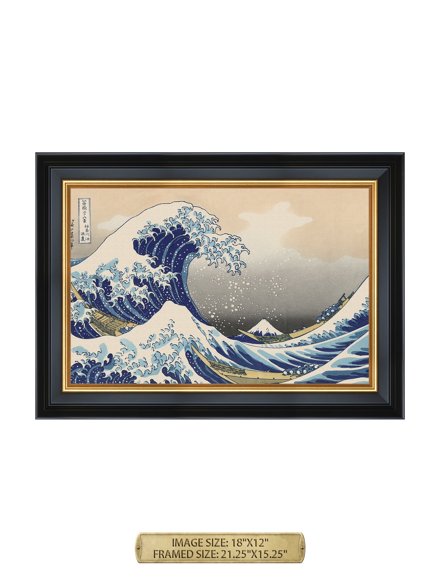 The Great Wave off Kanagawa(Triptych). - Image 35