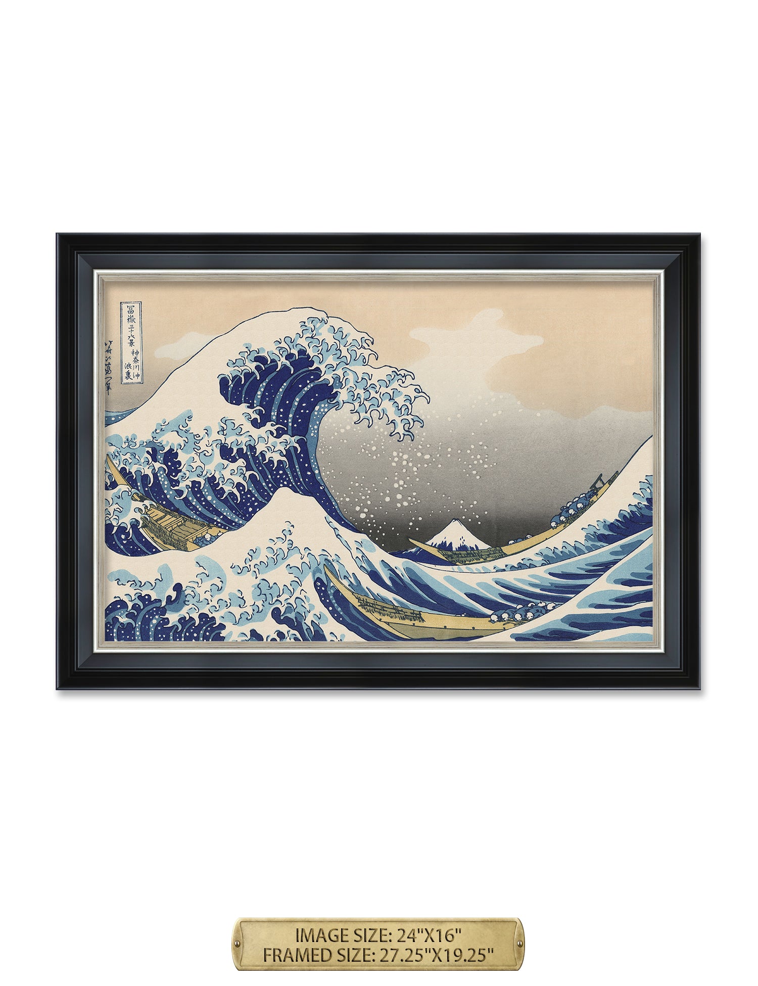 The Great Wave off Kanagawa(Triptych). - Image 81