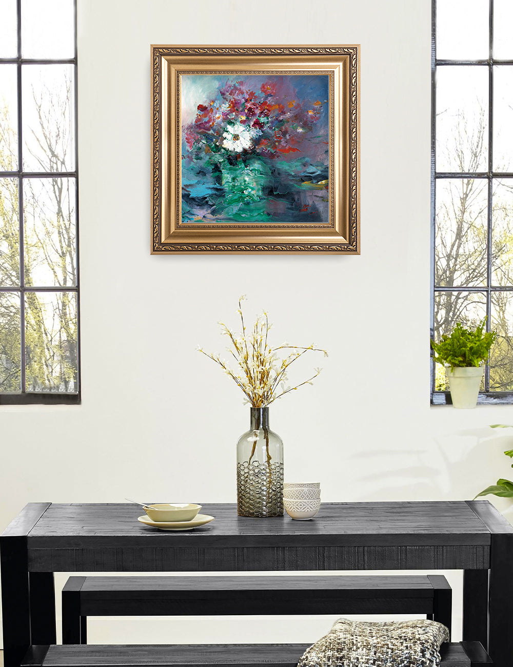 Floral Vase Still Life by David Ma. - Image 6