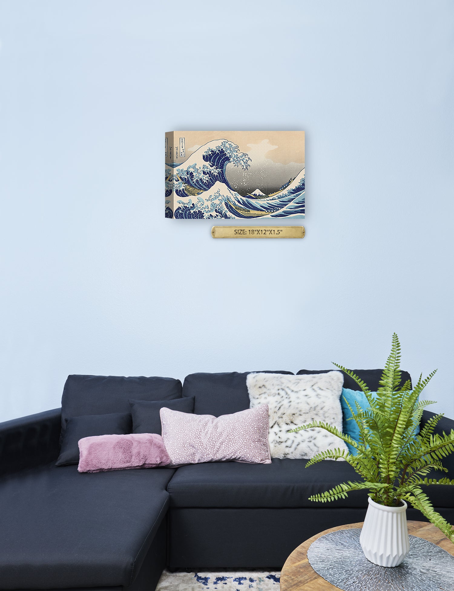 The Great Wave off Kanagawa(Triptych). - Image 2