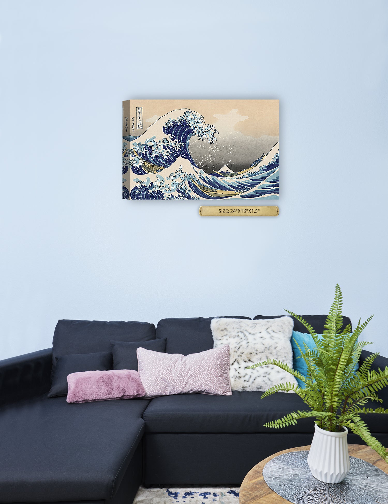 The Great Wave off Kanagawa(Triptych). - Image 45