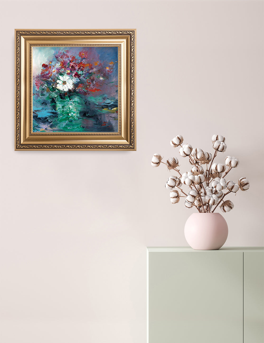 Floral Vase Still Life by David Ma. - Image 7