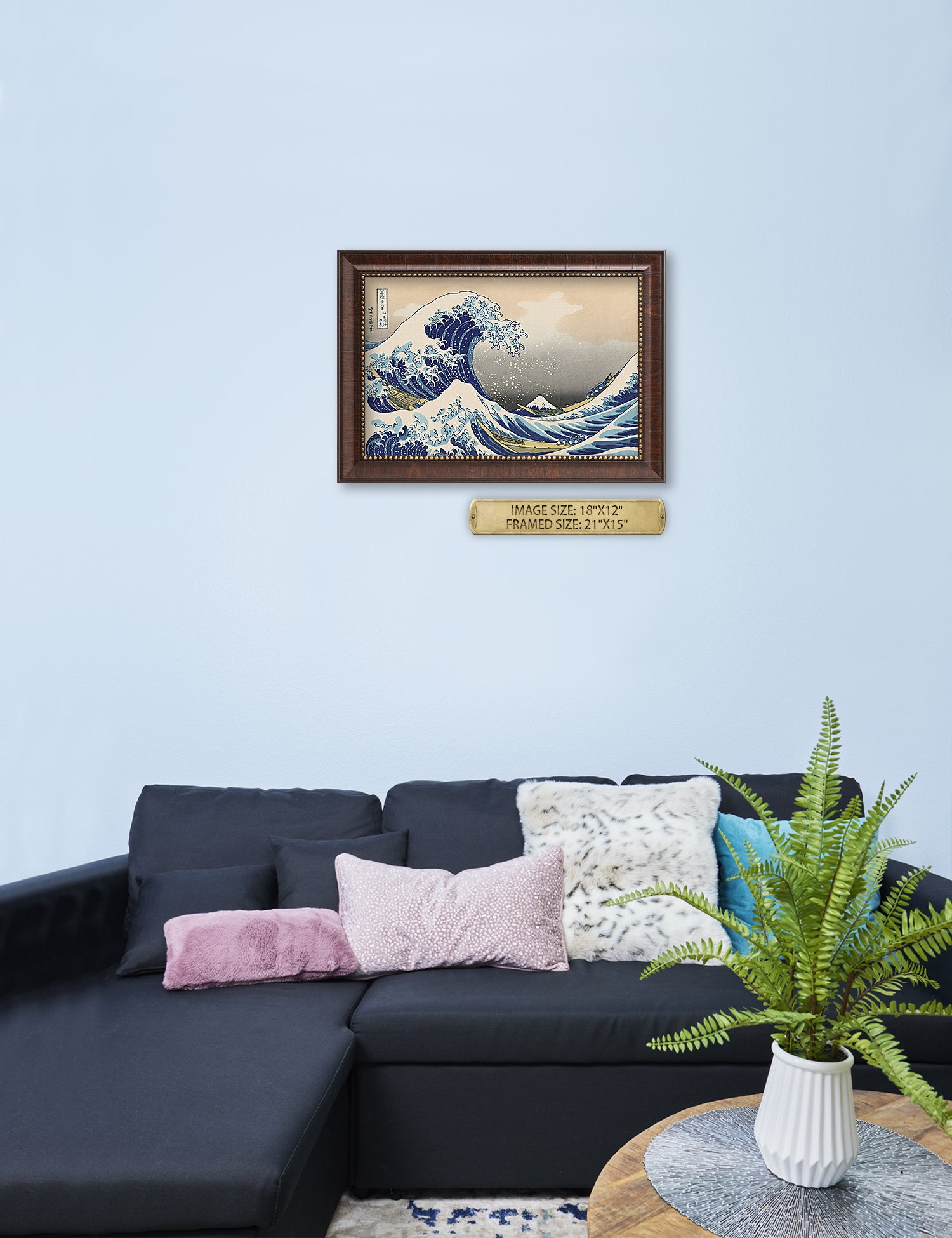 The Great Wave off Kanagawa(Triptych). - Image 12