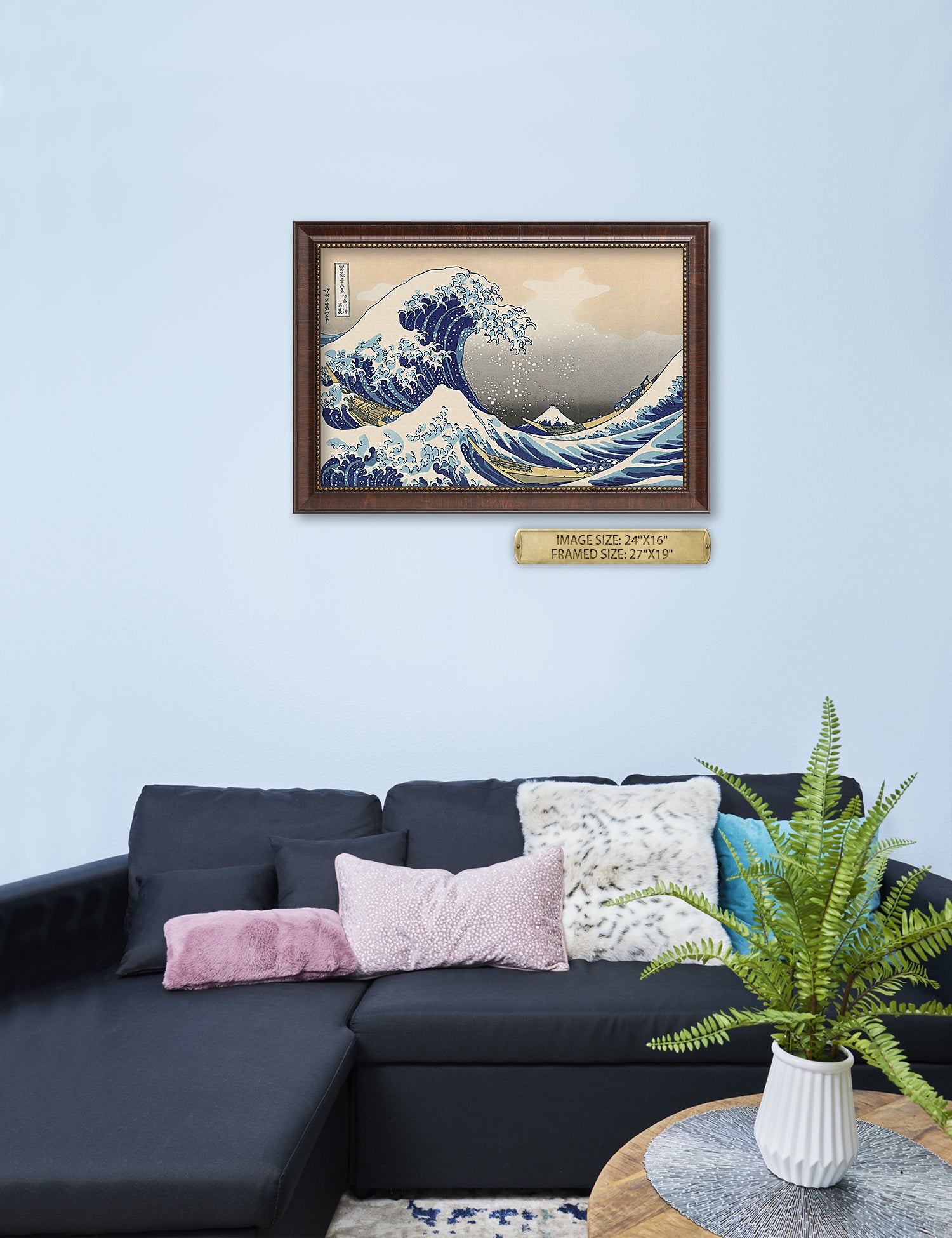The Great Wave off Kanagawa(Triptych). - Image 54