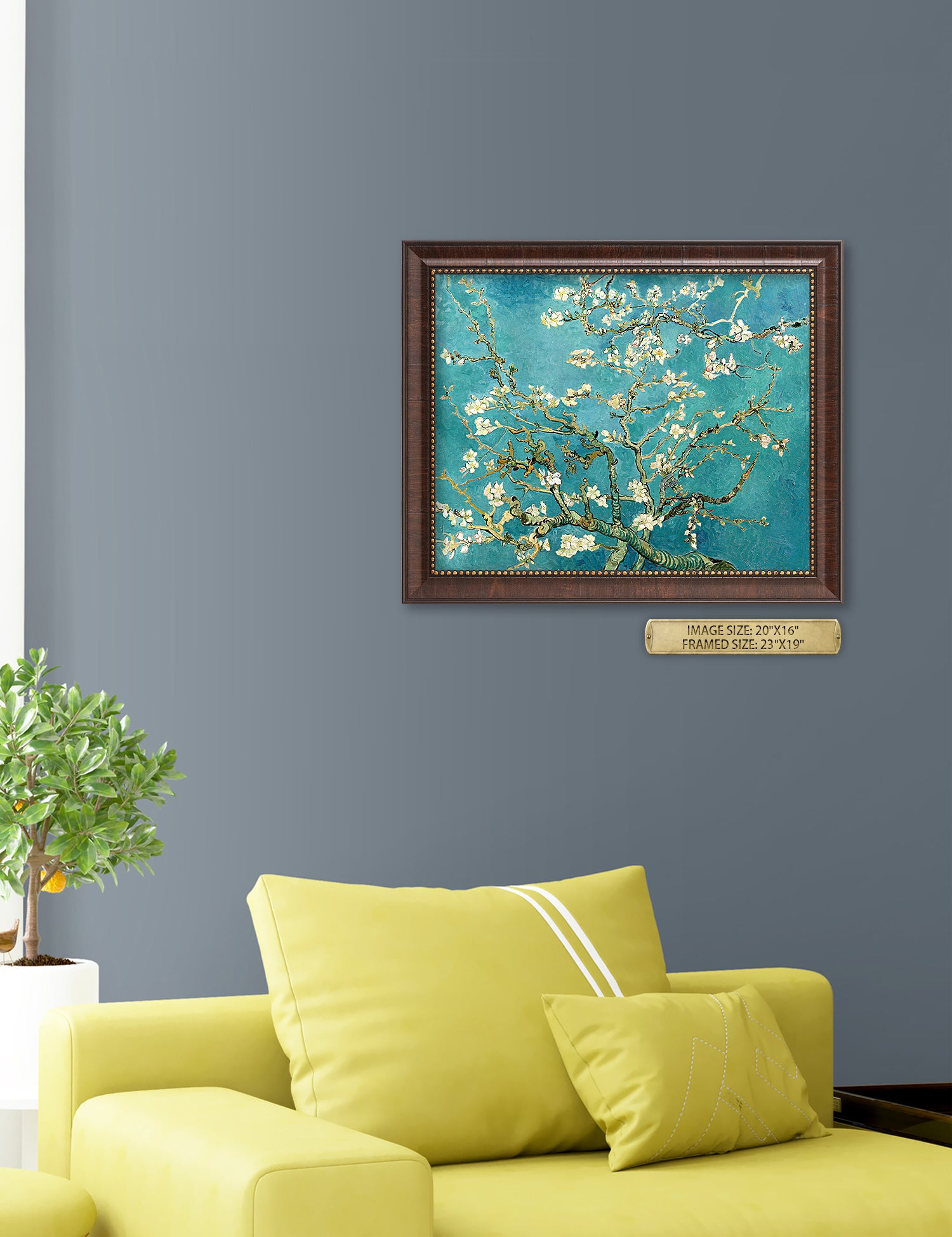 Blossoming Almond Tree by Vincent Van Gogh. - Image 9