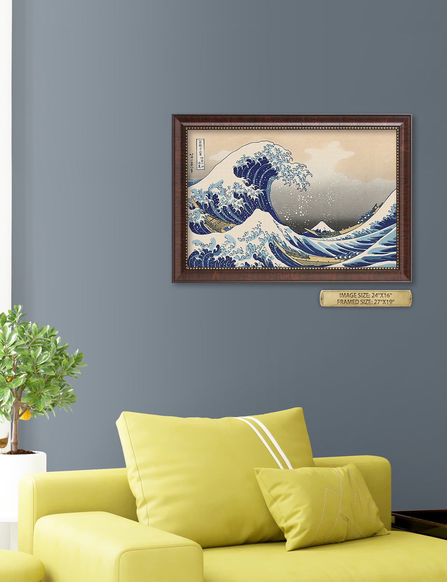 The Great Wave off Kanagawa(Triptych). - Image 55