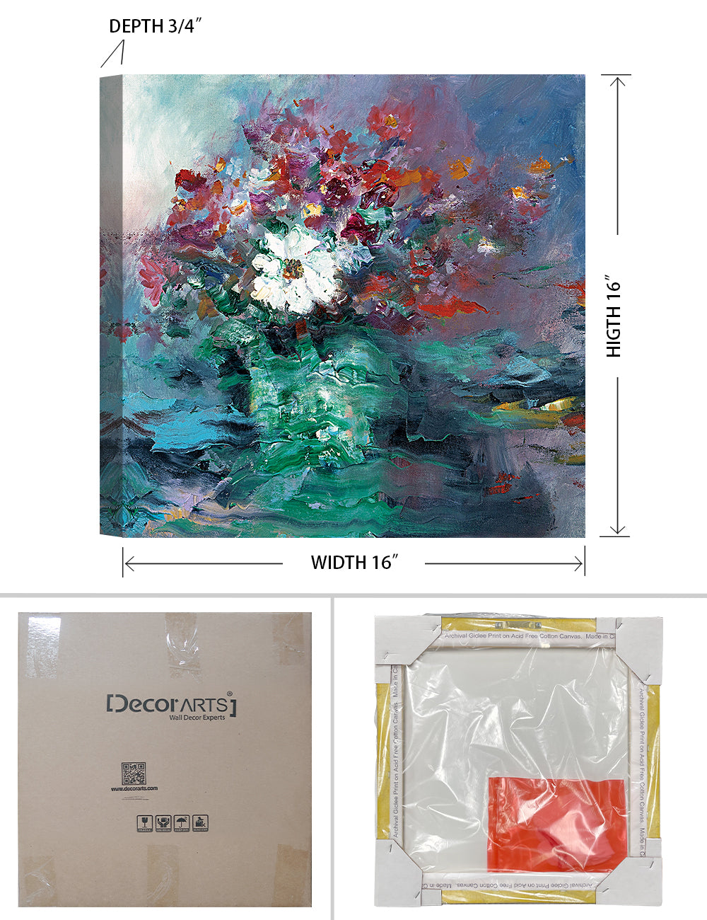 Floral Vase Still Life by David Ma. - Image 4