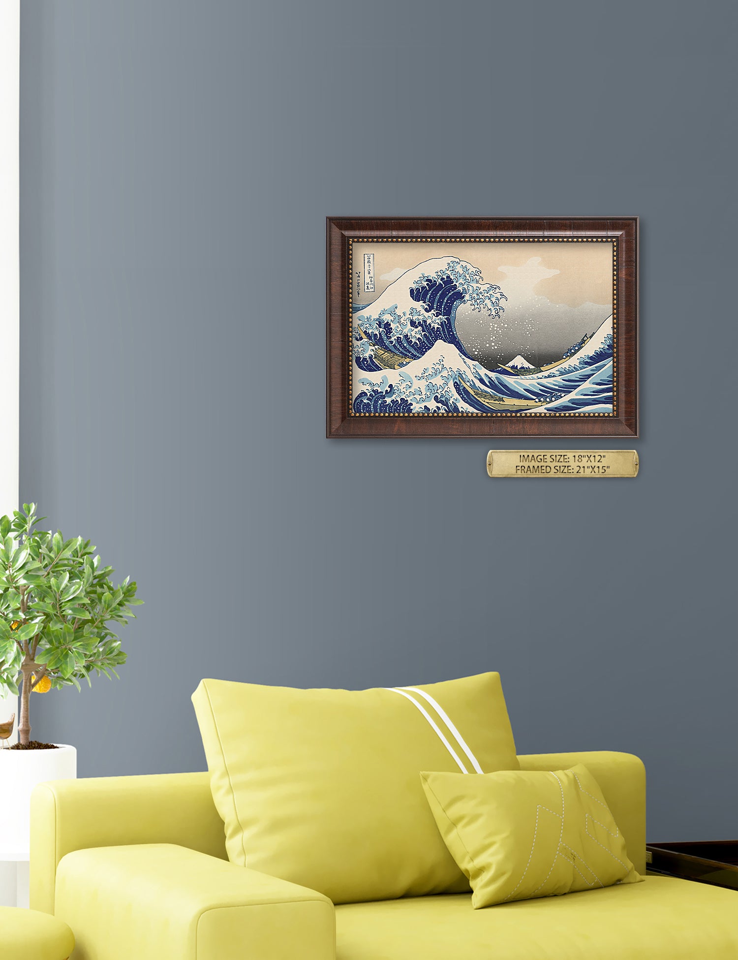 The Great Wave off Kanagawa(Triptych). - Image 13