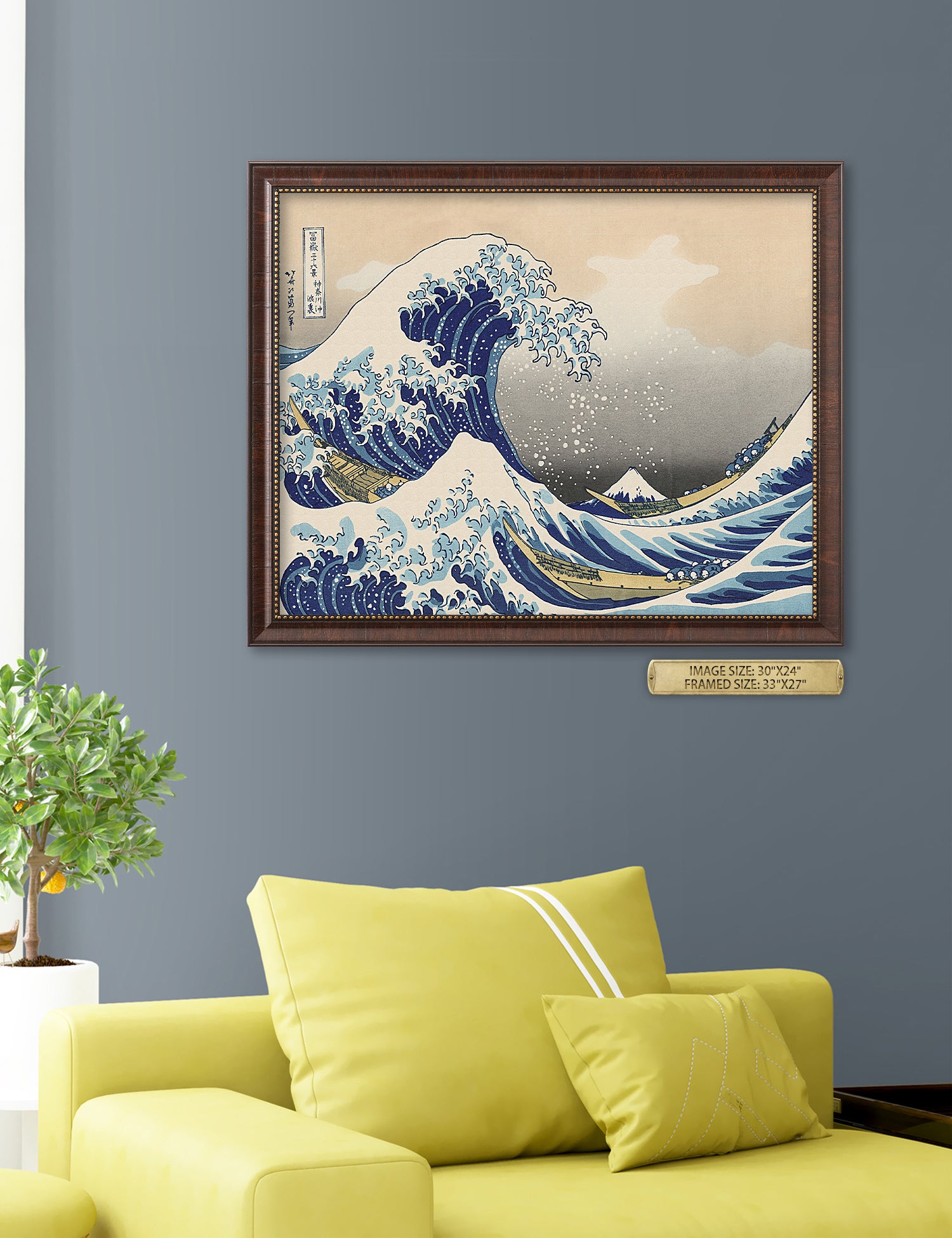 The Great Wave off Kanagawa(Triptych). - Image 139