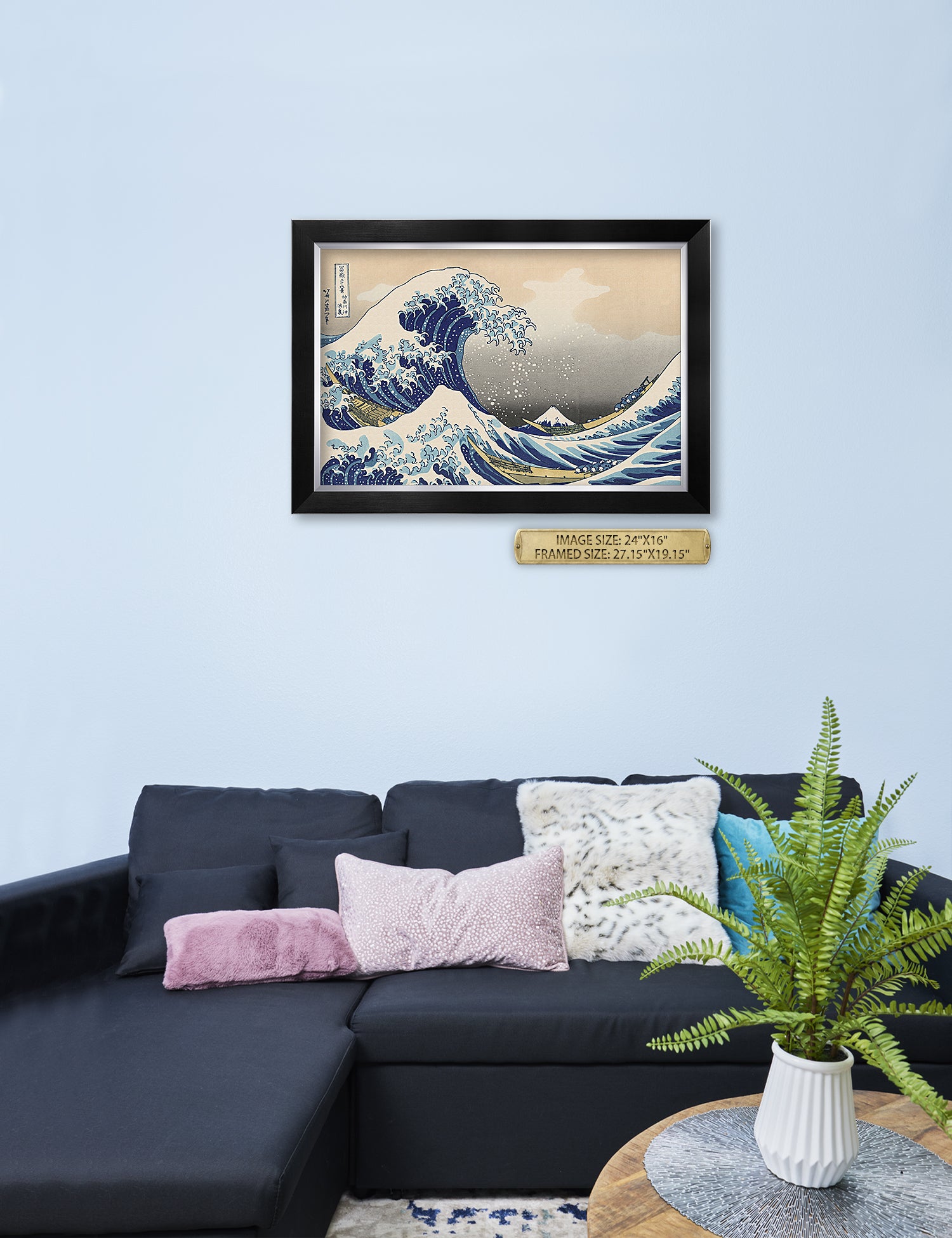 The Great Wave off Kanagawa(Triptych). - Image 58