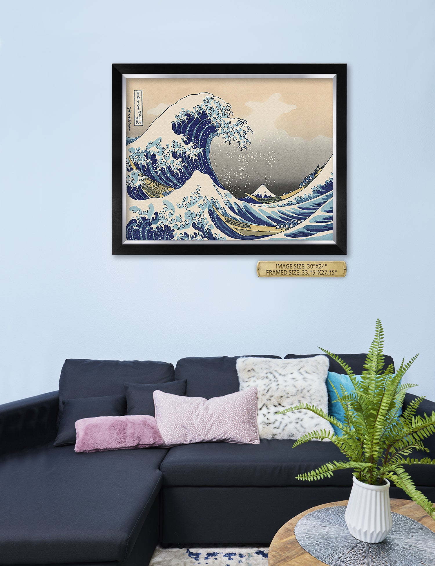 The Great Wave off Kanagawa(Triptych). - Image 142