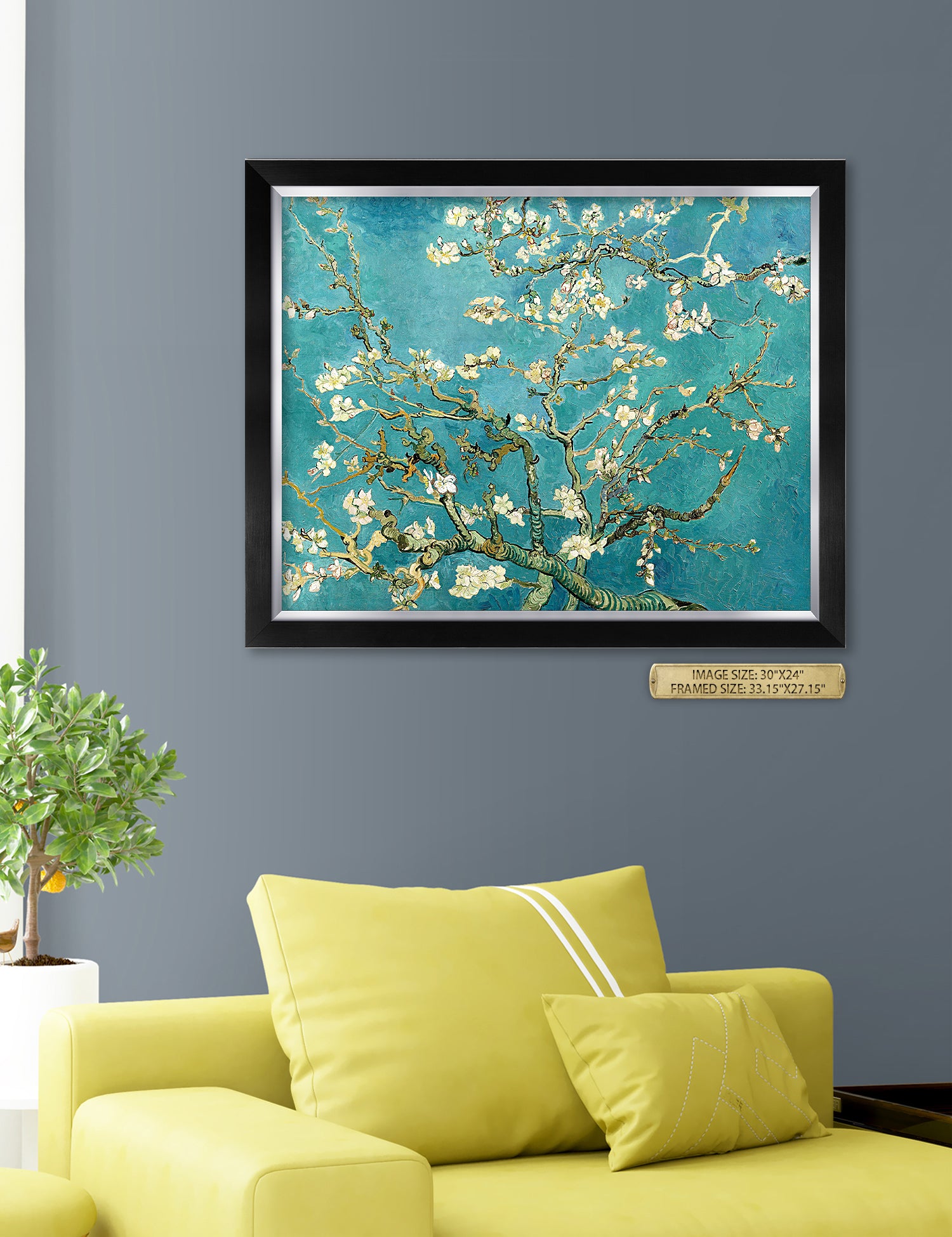 Blossoming Almond Tree by Vincent Van Gogh. - Image 97