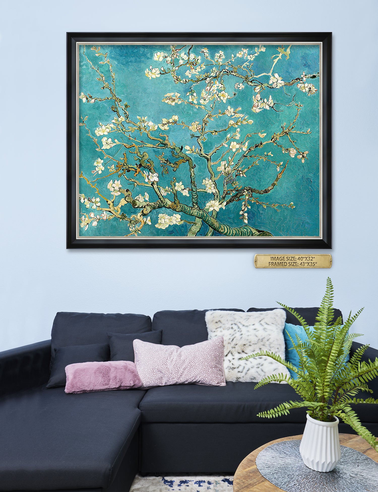 Blossoming Almond Tree by Vincent Van Gogh. - Image 132