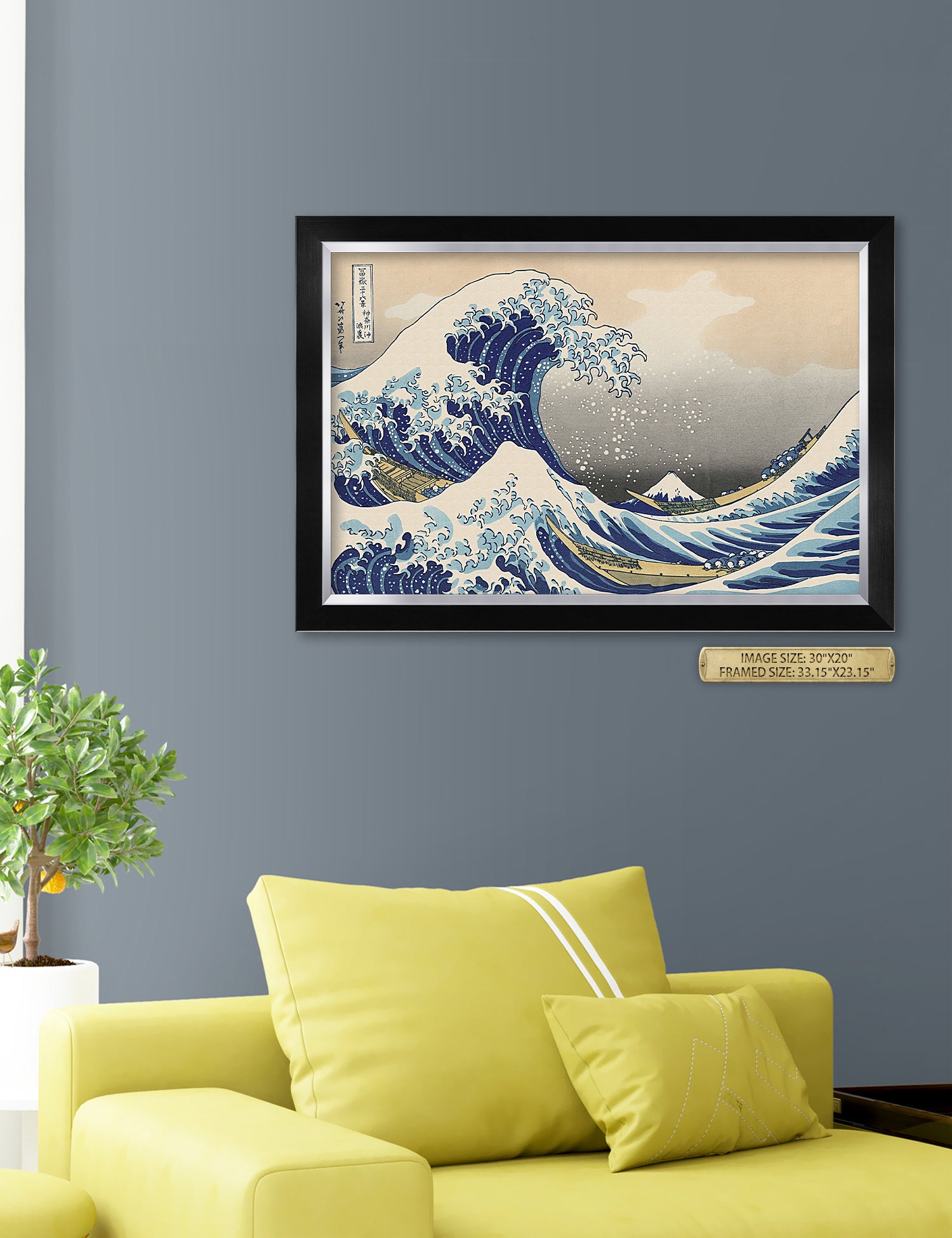 The Great Wave off Kanagawa(Triptych). - Image 101