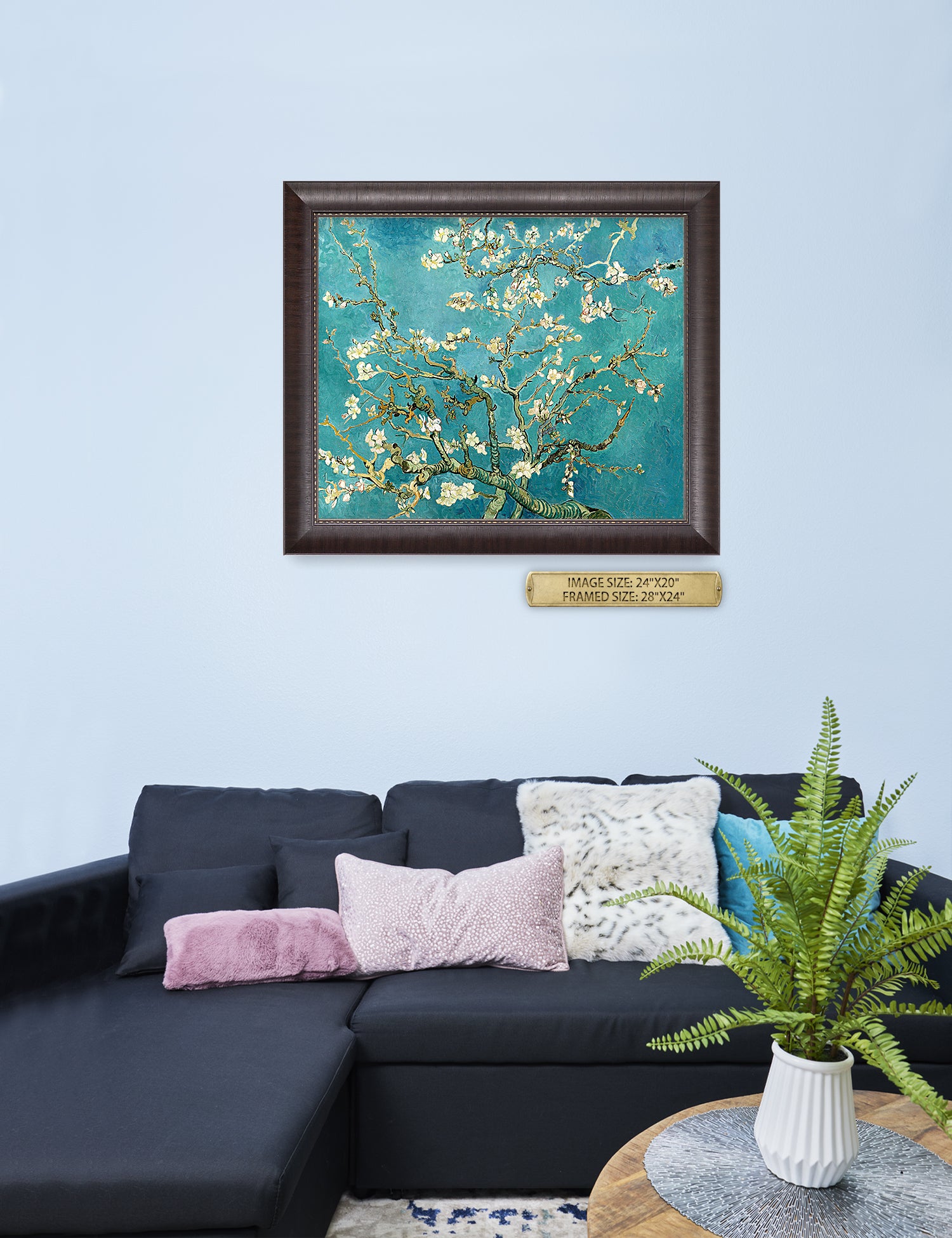 Blossoming Almond Tree by Vincent Van Gogh. - Image 58